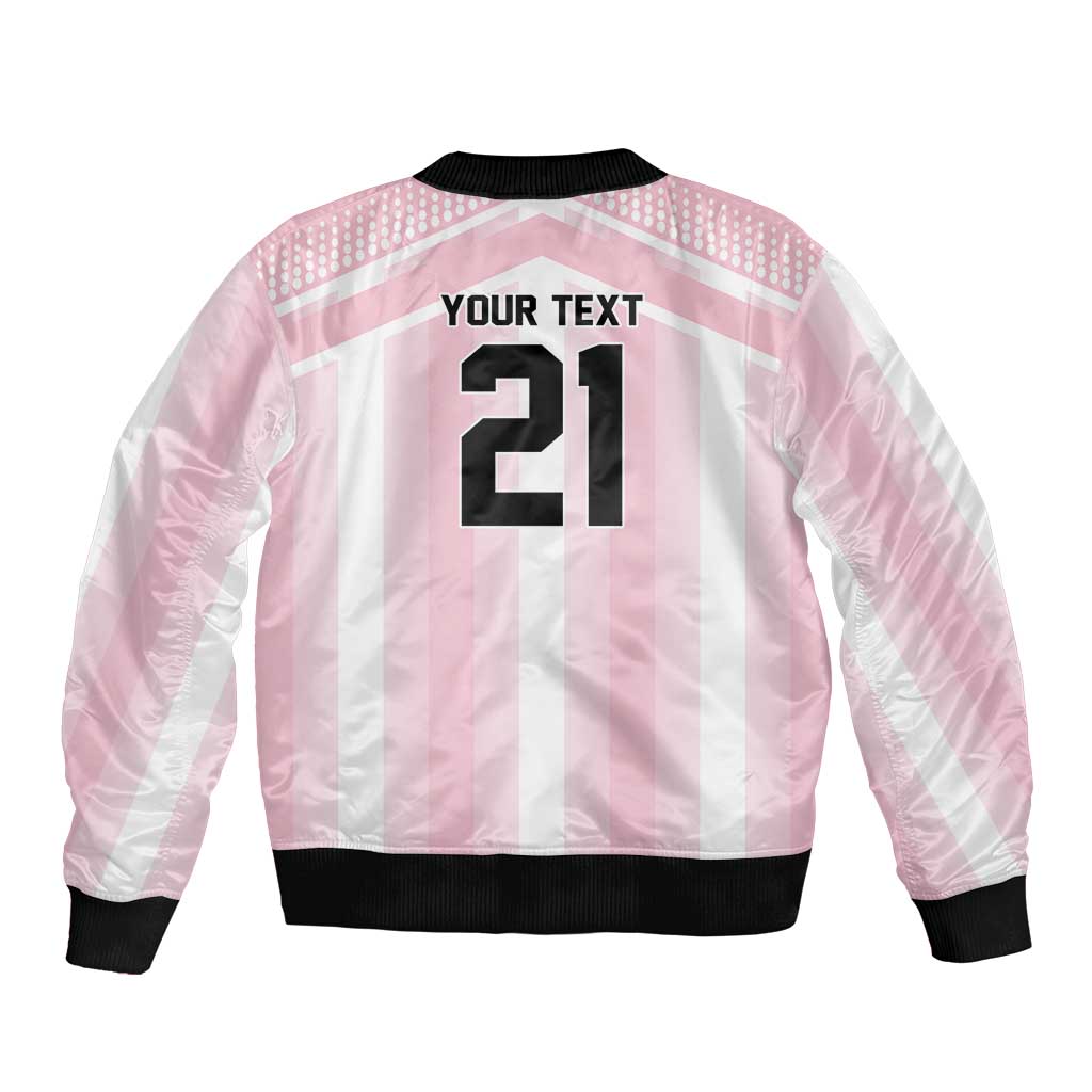 Vamos Argentina WC26 Custom Bomber Jacket Vamos Argentina History Champions Pink - Wonder Print Shop