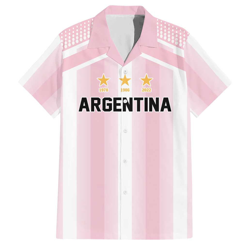 Vamos Argentina WC26 Custom Hawaiian Shirt Vamos Argentina History Champions Pink - Wonder Print Shop