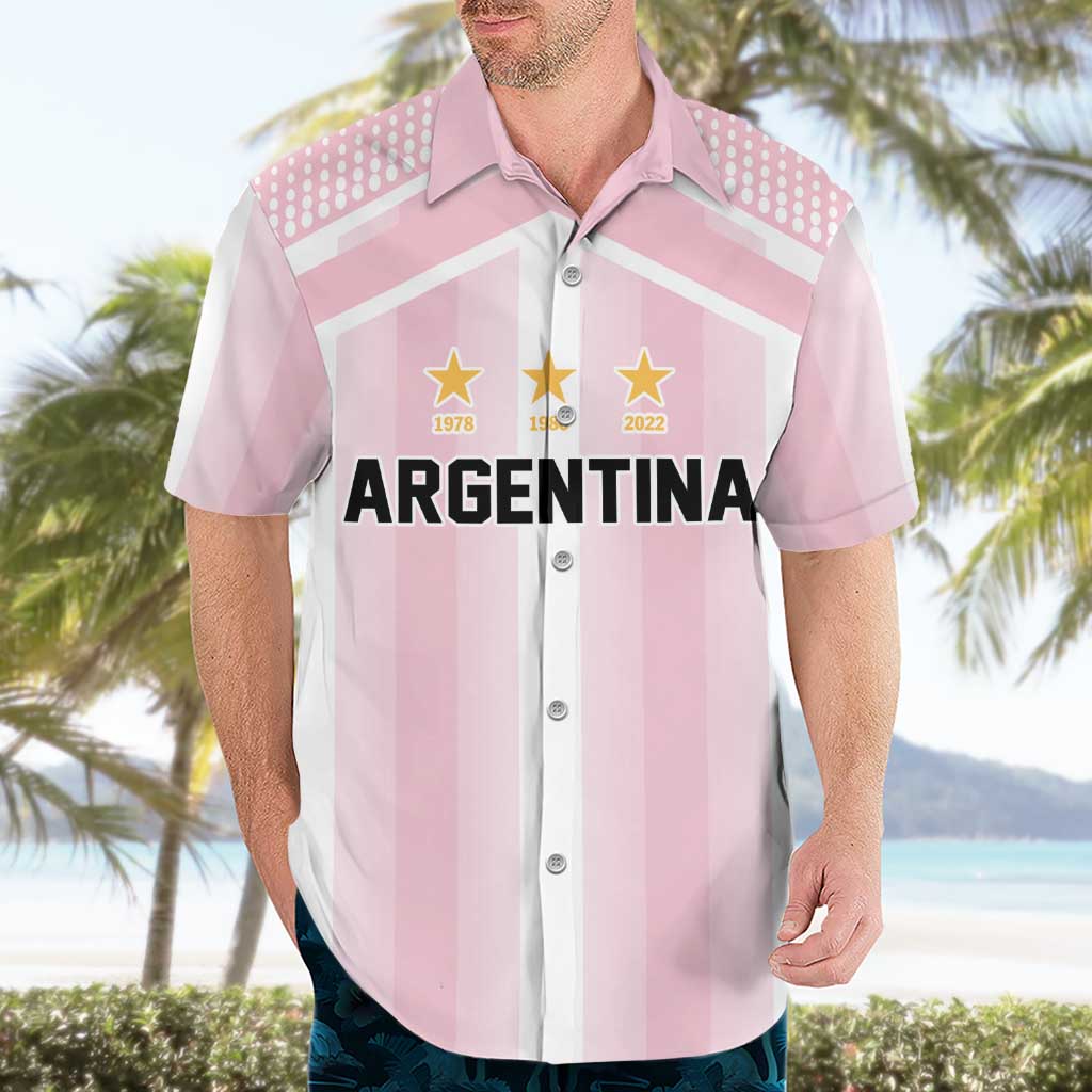 Vamos Argentina WC26 Custom Hawaiian Shirt Vamos Argentina History Champions Pink - Wonder Print Shop