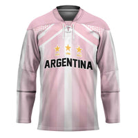 Vamos Argentina WC26 Custom Hockey Jersey Vamos Argentina History Champions Pink - Wonder Print Shop