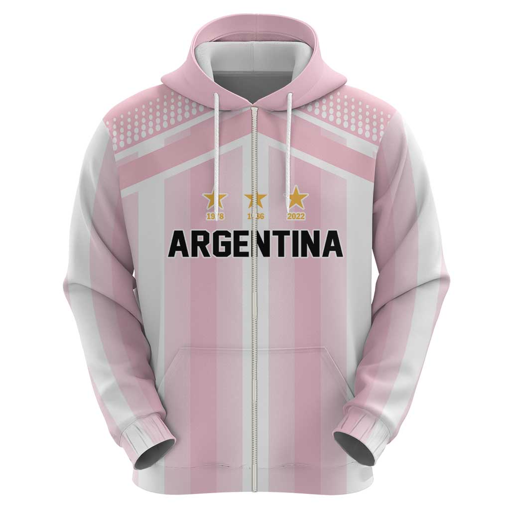 Vamos Argentina WC26 Custom Hoodie Vamos Argentina History Champions Pink - Wonder Print Shop