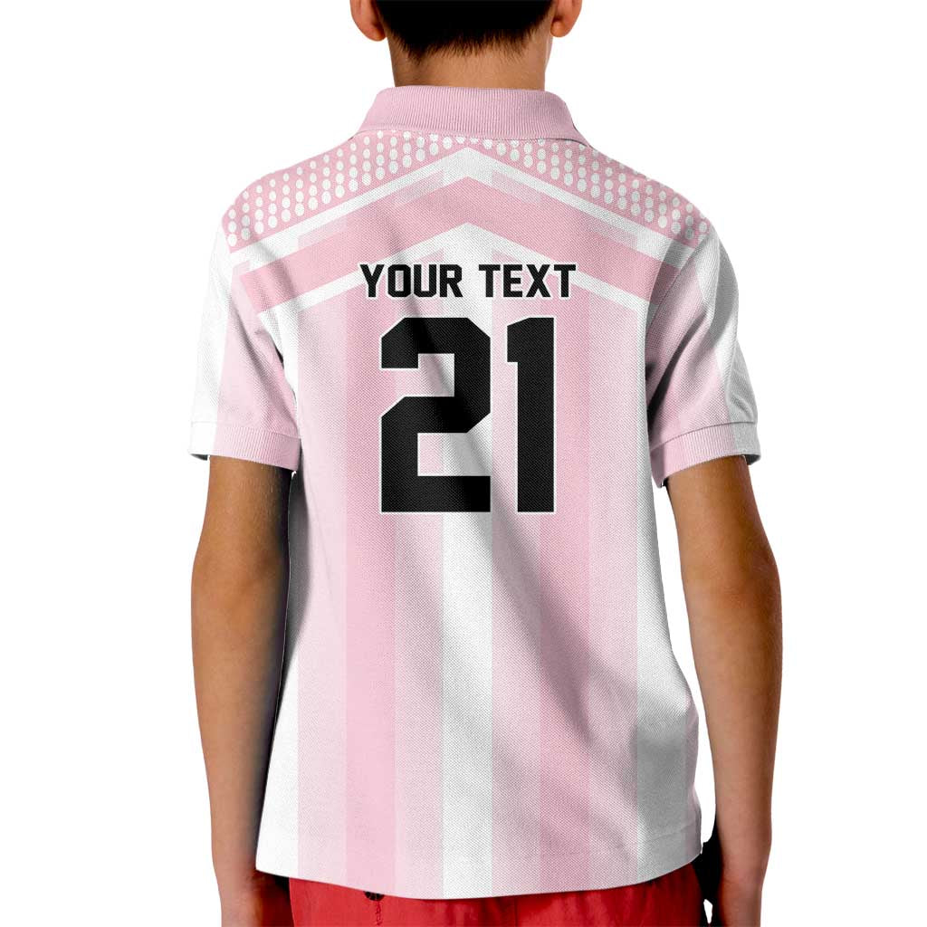 Vamos Argentina WC26 Custom Kid Polo Shirt Vamos Argentina History Champions Pink - Wonder Print Shop