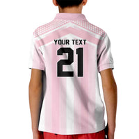Vamos Argentina WC26 Custom Kid Polo Shirt Vamos Argentina History Champions Pink - Wonder Print Shop