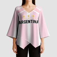 Vamos Argentina WC26 Custom Kimono Sleeve Blouse Vamos Argentina History Champions Pink - Wonder Print Shop