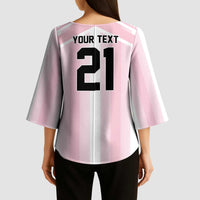 Vamos Argentina WC26 Custom Kimono Sleeve Blouse Vamos Argentina History Champions Pink - Wonder Print Shop