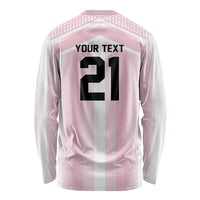 Vamos Argentina WC26 Custom Long Sleeve Shirt Vamos Argentina History Champions Pink - Wonder Print Shop