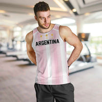 Vamos Argentina WC26 Custom Men Tank Top Vamos Argentina History Champions Pink - Wonder Print Shop