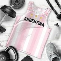 Vamos Argentina WC26 Custom Men Tank Top Vamos Argentina History Champions Pink - Wonder Print Shop