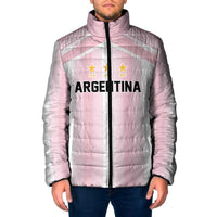 Vamos Argentina WC26 Custom Padded Jacket Vamos Argentina History Champions Pink - Wonder Print Shop
