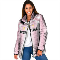 Vamos Argentina WC26 Custom Padded Jacket Vamos Argentina History Champions Pink - Wonder Print Shop