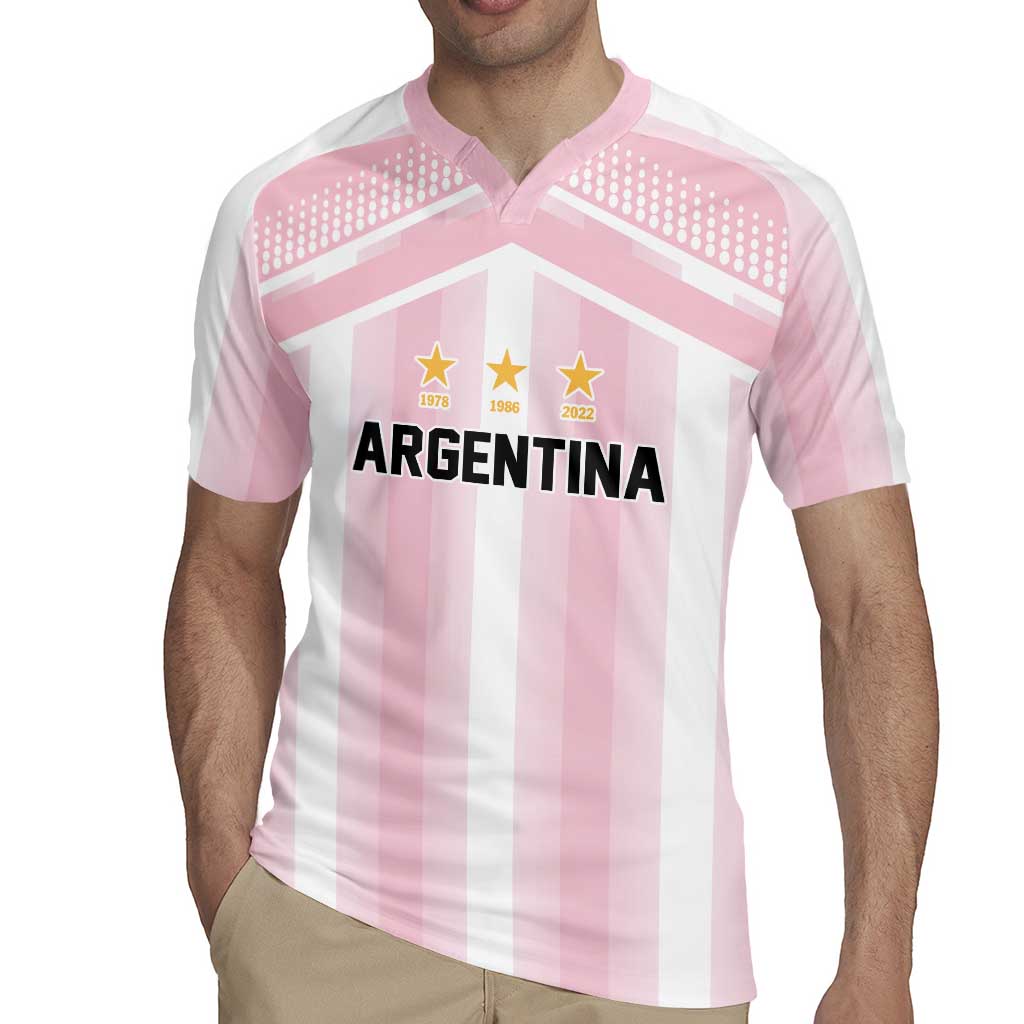 Vamos Argentina WC26 Custom Rugby Jersey Vamos Argentina History Champions Pink - Wonder Print Shop