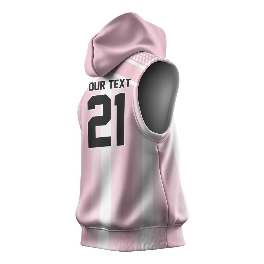 Vamos Argentina WC26 Custom Sleeveless Hoodie Vamos Argentina History Champions Pink - Wonder Print Shop