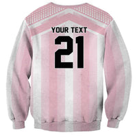 Vamos Argentina WC26 Custom Sweatshirt Vamos Argentina History Champions Pink - Wonder Print Shop
