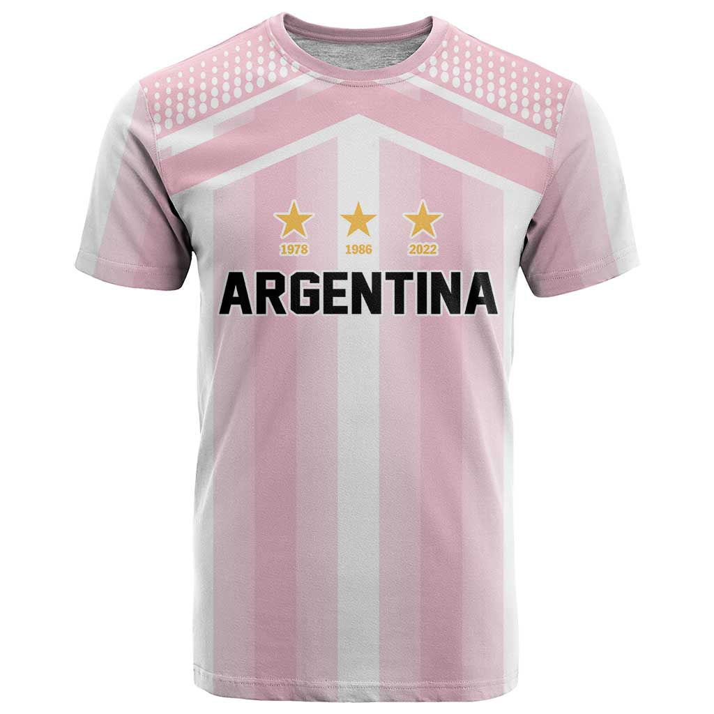 Vamos Argentina WC26 Custom T Shirt Vamos Argentina History Champions Pink - Wonder Print Shop