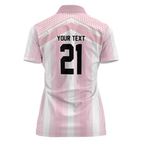 Vamos Argentina WC26 Custom Women Polo Shirt Vamos Argentina History Champions Pink - Wonder Print Shop