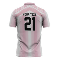 Vamos Argentina WC26 Custom Zipper Polo Shirt Vamos Argentina History Champions Pink - Wonder Print Shop
