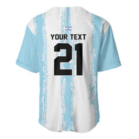World Football 2026 Argentina Custom Baseball Jersey Past Champions Future Legends Blue - Wonder Print Shop