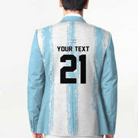 World Football 2026 Argentina Custom Blazer Past Champions Future Legends Blue - Wonder Print Shop