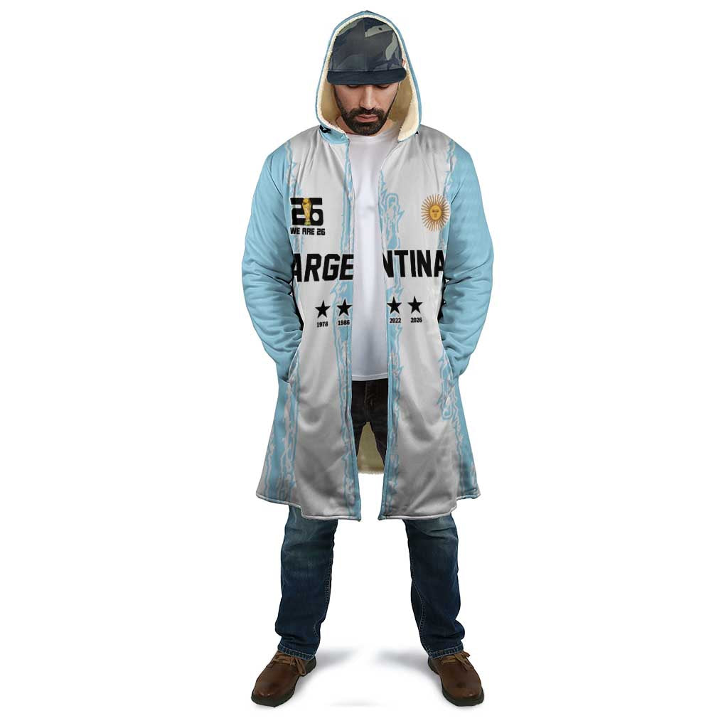World Football 2026 Argentina Custom Cloak Past Champions Future Legends Blue - Wonder Print Shop