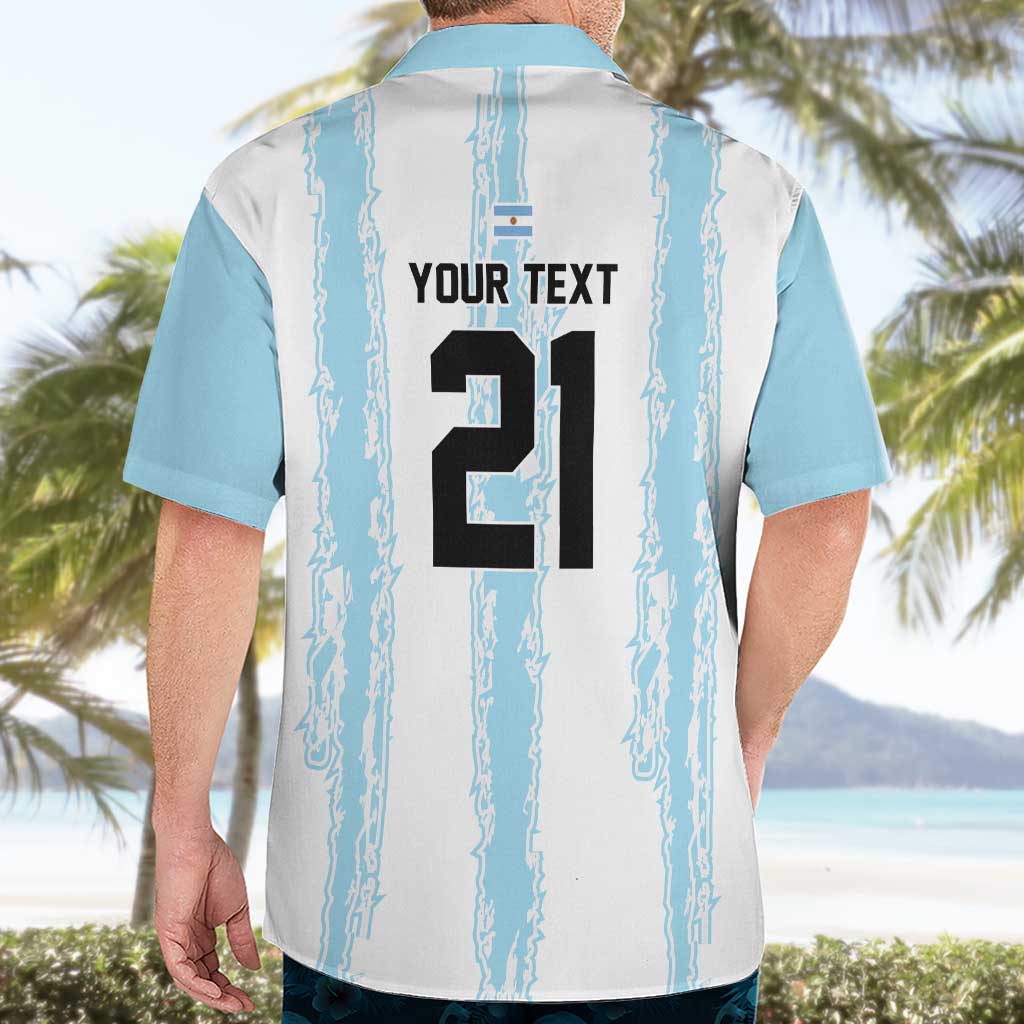 World Football 2026 Argentina Custom Hawaiian Shirt Past Champions Future Legends Blue - Wonder Print Shop