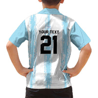 World Football 2026 Argentina Custom Hawaiian Shirt Past Champions Future Legends Blue - Wonder Print Shop