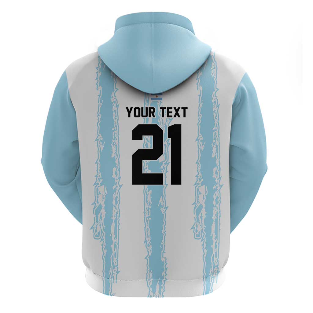 World Football 2026 Argentina Custom Hoodie Past Champions Future Legends Blue - Wonder Print Shop