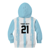 World Football 2026 Argentina Custom Kid Hoodie Past Champions Future Legends Blue - Wonder Print Shop