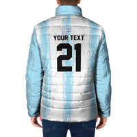 World Football 2026 Argentina Custom Padded Jacket Past Champions Future Legends Blue - Wonder Print Shop