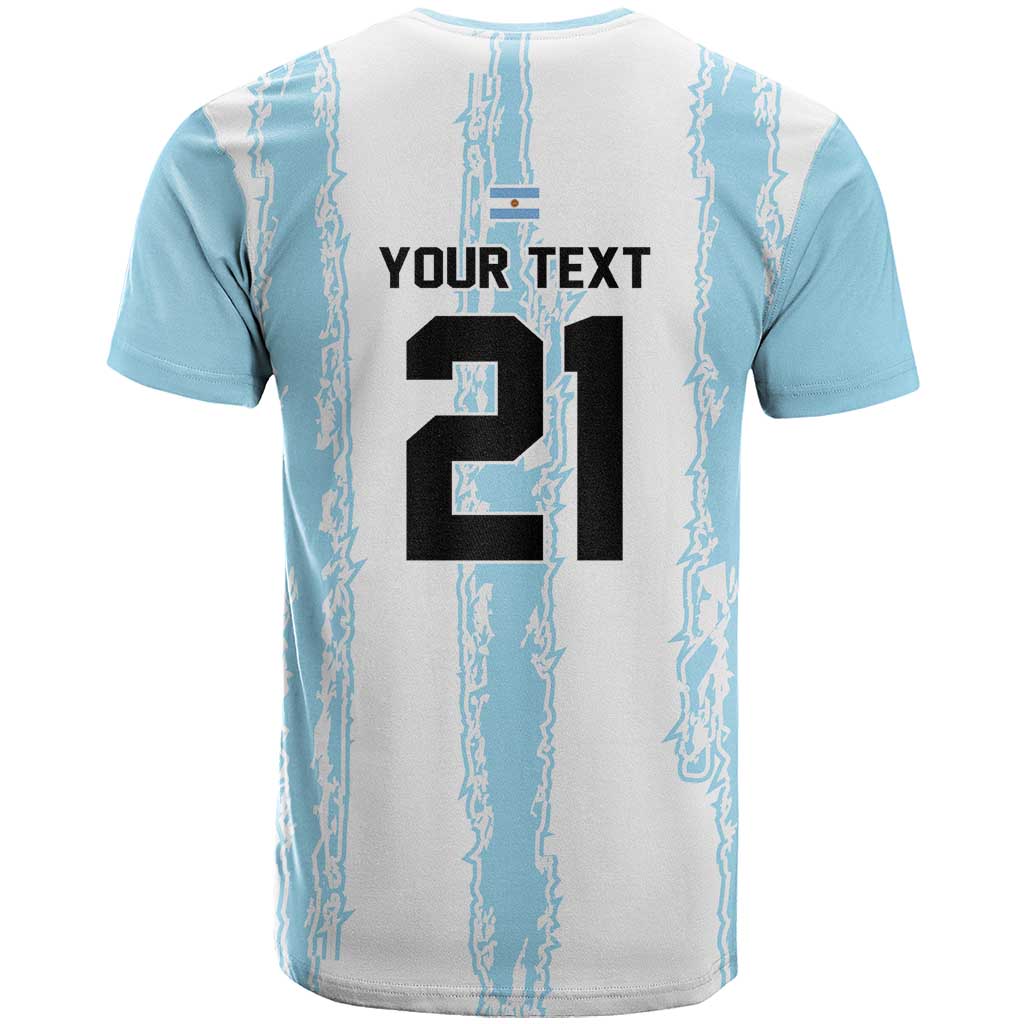 World Football 2026 Argentina Custom T Shirt Past Champions Future Legends Blue - Wonder Print Shop