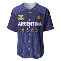 World Football 2026 Argentina Custom Baseball Jersey Past Champions Future Legends Purple - Wonder Print Shop