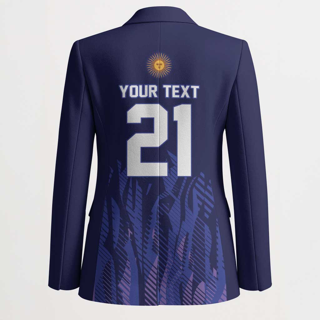World Football 2026 Argentina Custom Blazer Past Champions Future Legends Purple - Wonder Print Shop
