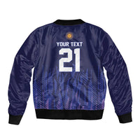 World Football 2026 Argentina Custom Bomber Jacket Past Champions Future Legends Purple - Wonder Print Shop