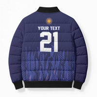 World Football 2026 Argentina Custom Bomber Puffer Jacket Past Champions Future Legends Purple - Wonder Print Shop