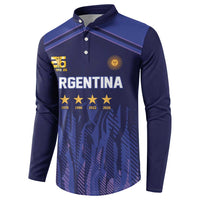 World Football 2026 Argentina Custom Button Sweatshirt Past Champions Future Legends Purple - Wonder Print Shop