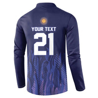 World Football 2026 Argentina Custom Button Sweatshirt Past Champions Future Legends Purple - Wonder Print Shop