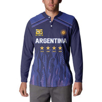 World Football 2026 Argentina Custom Button Sweatshirt Past Champions Future Legends Purple - Wonder Print Shop