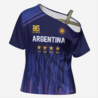World Football 2026 Argentina Custom Cross Shoulder Shirt Past Champions Future Legends Purple - Wonder Print Shop