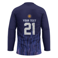 World Football 2026 Argentina Custom Hockey Jersey Past Champions Future Legends Purple - Wonder Print Shop