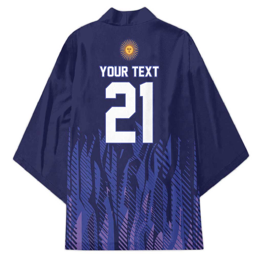 World Football 2026 Argentina Custom Kimono Past Champions Future Legends Purple - Wonder Print Shop