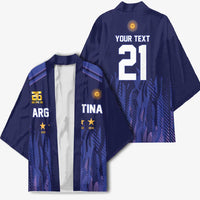 World Football 2026 Argentina Custom Kimono Past Champions Future Legends Purple - Wonder Print Shop