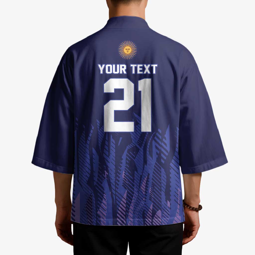 World Football 2026 Argentina Custom Kimono Past Champions Future Legends Purple - Wonder Print Shop
