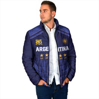World Football 2026 Argentina Custom Padded Jacket Past Champions Future Legends Purple - Wonder Print Shop