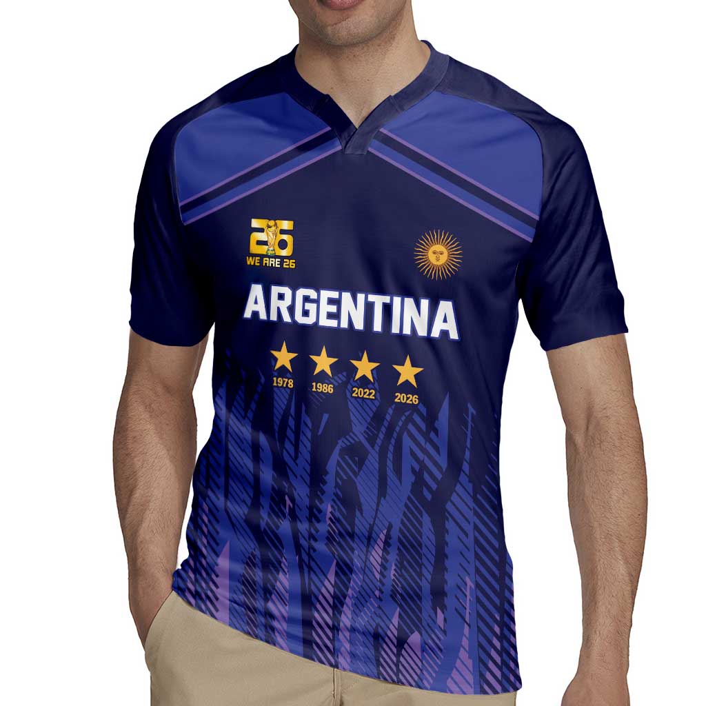 World Football 2026 Argentina Custom Rugby Jersey Past Champions Future Legends Purple - Wonder Print Shop