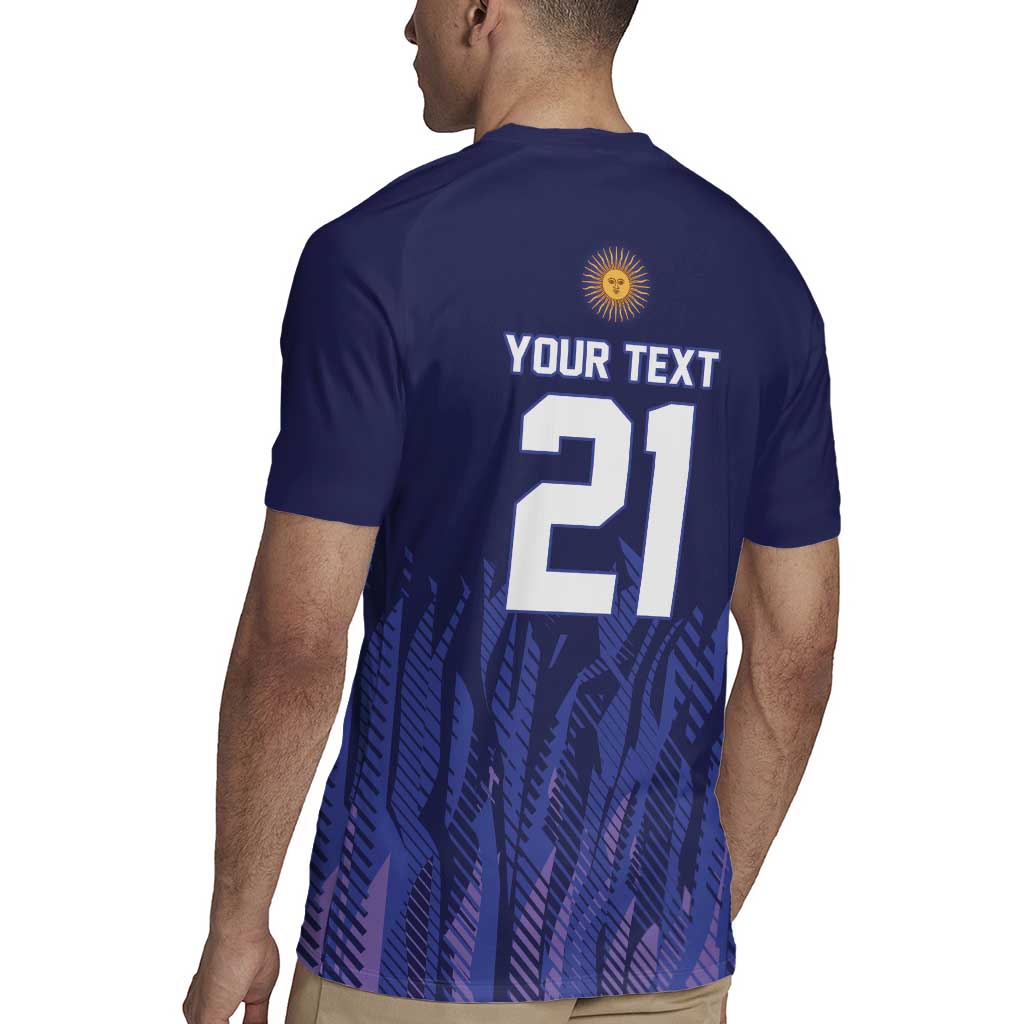 World Football 2026 Argentina Custom Rugby Jersey Past Champions Future Legends Purple - Wonder Print Shop