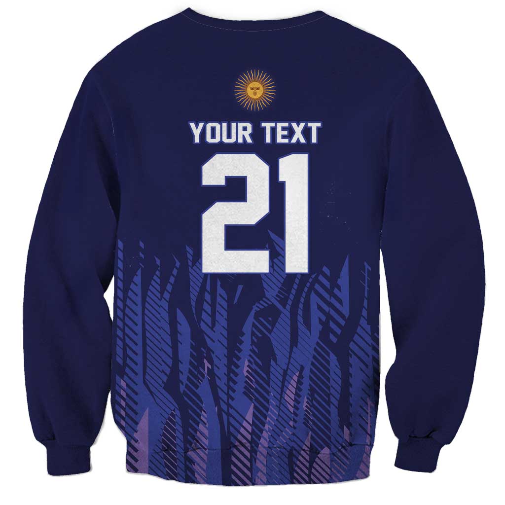 World Football 2026 Argentina Custom Sweatshirt Past Champions Future Legends Purple - Wonder Print Shop