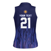 World Football 2026 Argentina Custom Women Sleeveless Polo Shirt Past Champions Future Legends Purple - Wonder Print Shop