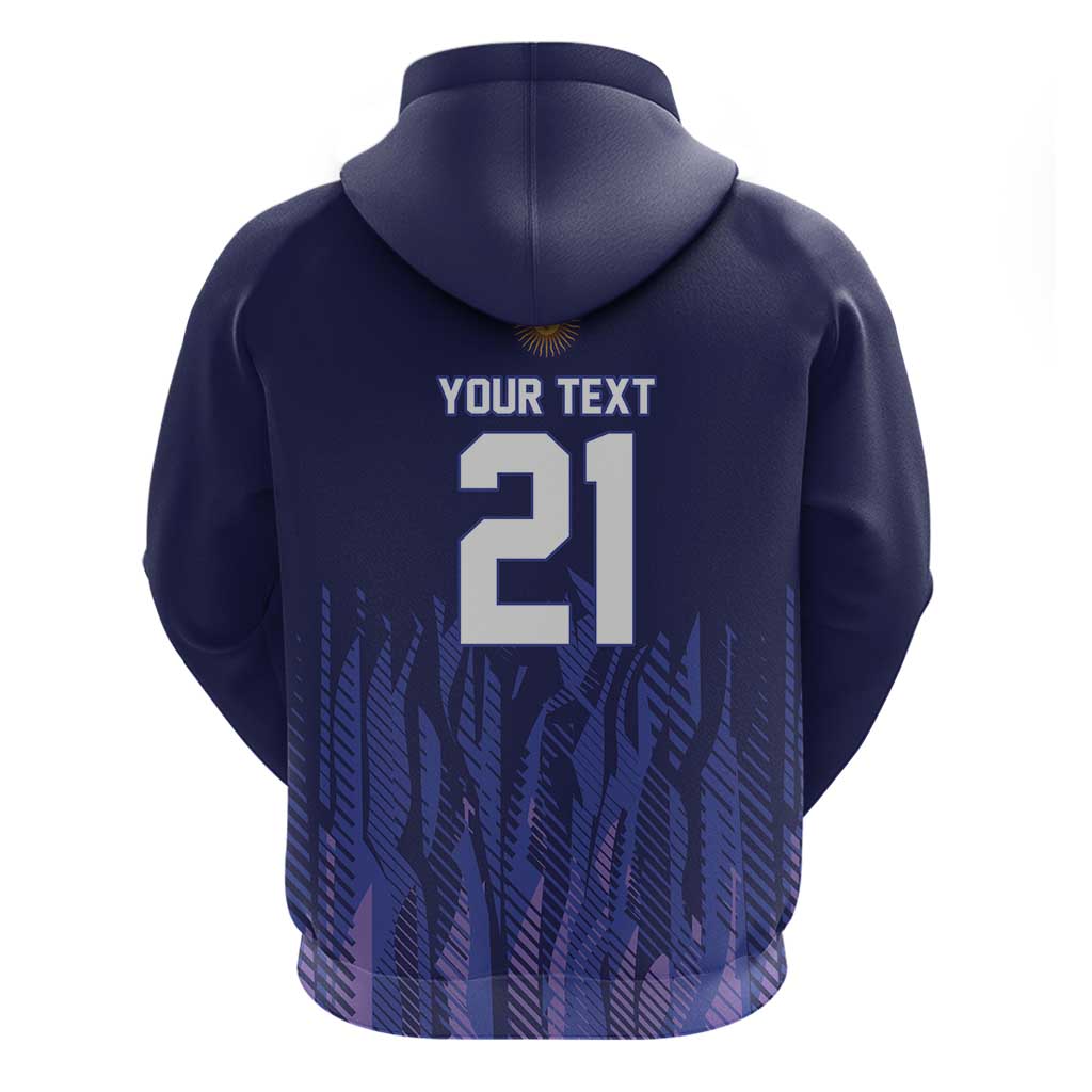 World Football 2026 Argentina Custom Zip Hoodie Past Champions Future Legends Purple - Wonder Print Shop