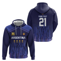 World Football 2026 Argentina Custom Zip Hoodie Past Champions Future Legends Purple - Wonder Print Shop