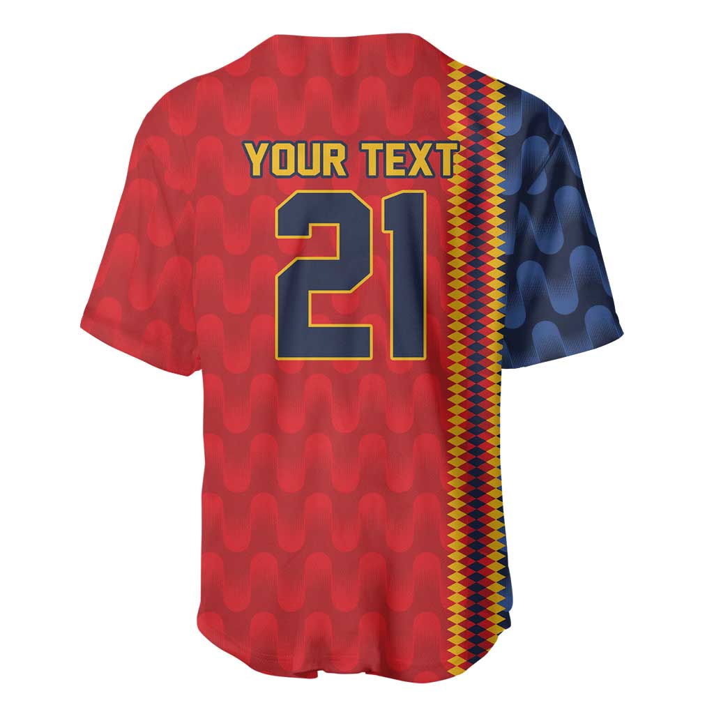 World Football 2026 Spain Custom Baseball Jersey Vamos a Espana - Wonder Print Shop