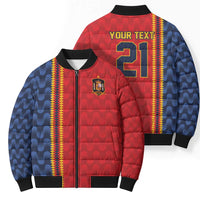 World Football 2026 Spain Custom Bomber Puffer Jacket Vamos a Espana - Wonder Print Shop